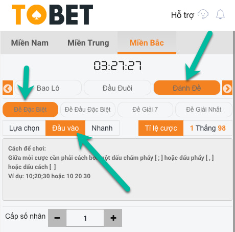 Đánh Đề Tobet