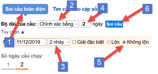 Lọc dữ liệu cầu Rồng Bạch Kim